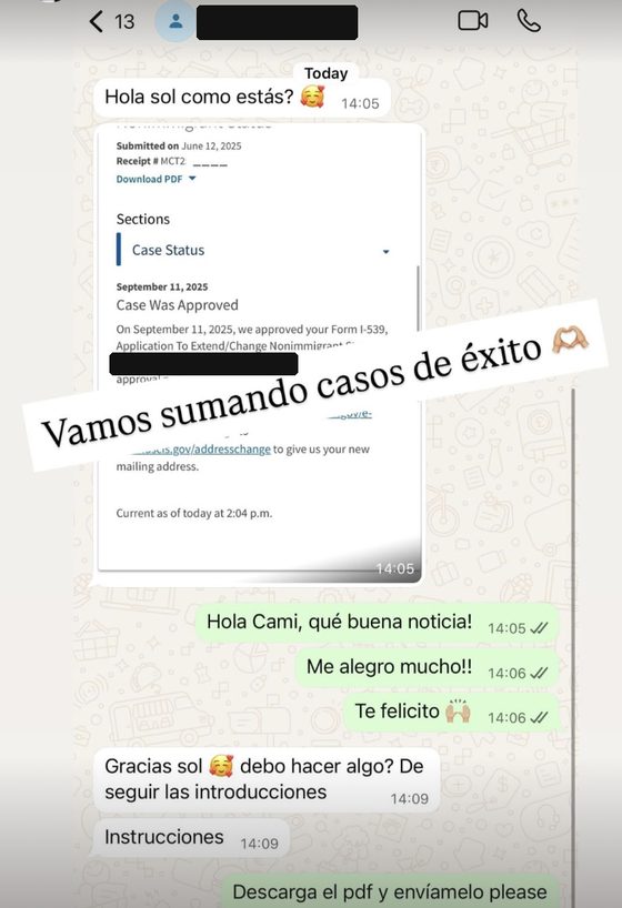 Cambio de status aprobado